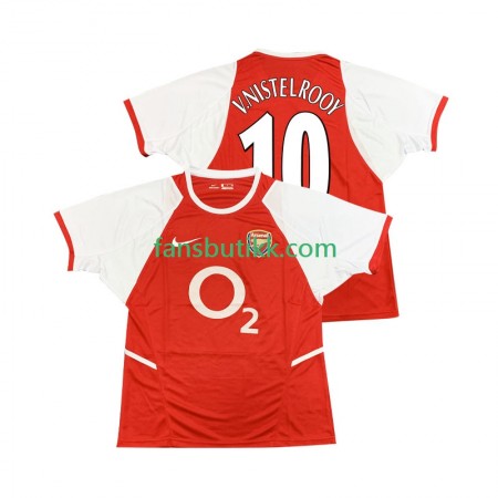 Fotballdrakt Arsenal Ruud van Nistelrooy 10 2003 Retro Hjemmetrøye 2002 Kortermet